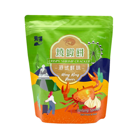 台東青澤 CHING TSE 燒蝦餅-港式鮮味口味 100g