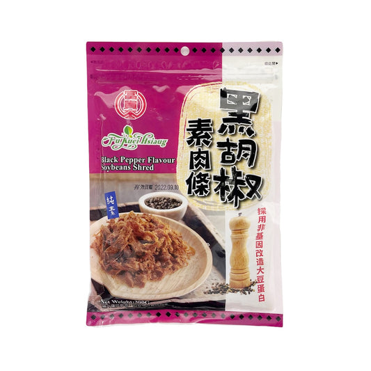 富貴香 FU KUEI HSIANG 黑胡椒素肉條(純素) 300g