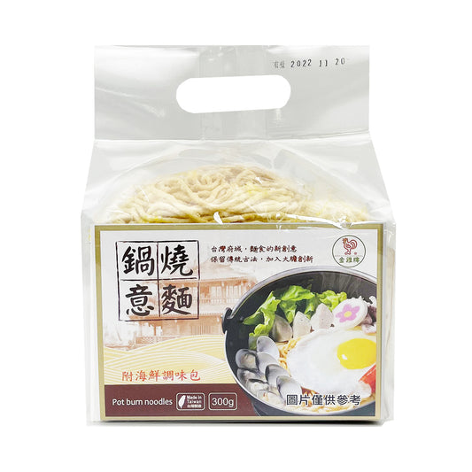 金雞牌 JINGJIMEN 鍋燒意麵 300g 5入 (保质期:2026/03/01)