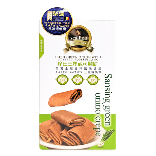 珍田生機 JING TAN 三星蔥可麗餅 72g 2入