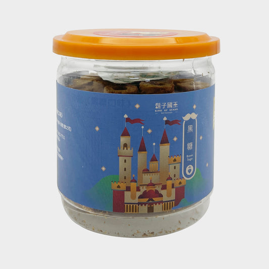 鬍子國王 KING OF BEARD 奶油蛋捲隨手瓶(黑糖) 90g (保质期:2025/12/10)