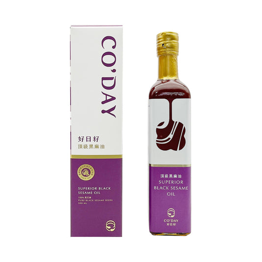 梅山茶油 MEI-SHAN TEA-SEEDS OIL 頂級黑麻油 500ml