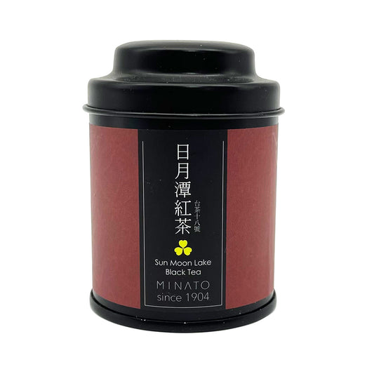 茶粒茶 MINATO 原片茶葉 Mini黑罐 日月潭紅茶 10g