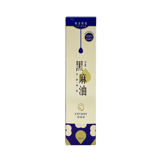 梅山茶油 MEI-SHAN TEA-SEEDS OIL 黑麻油 500ml