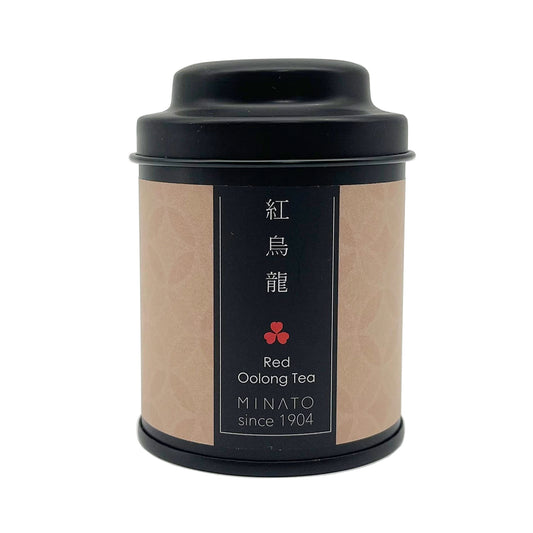 茶粒茶 MINATO 原片茶葉 Mini黑罐 紅烏龍茶 30g