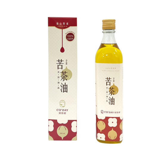 梅山茶油 MEI-SHAN TEA-SEEDS OIL 苦茶油 500ml