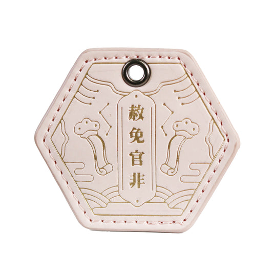 鎮瀾買足 MAZUBUYBUY 鎮瀾宮關聖帝君皮製護身符 1入