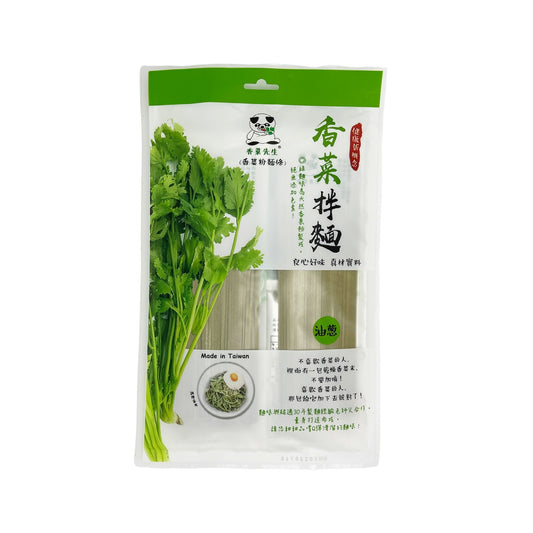 香菜先生 MR CORIANDER 香菜拌麵-香菜綠麵條(油蔥) 504g 4pcs