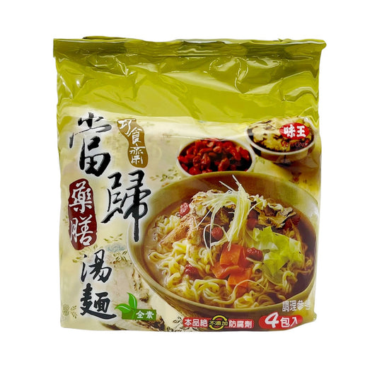 味王 VE WONG 巧食齋 當歸藥膳湯麵(全素) 340g 4入