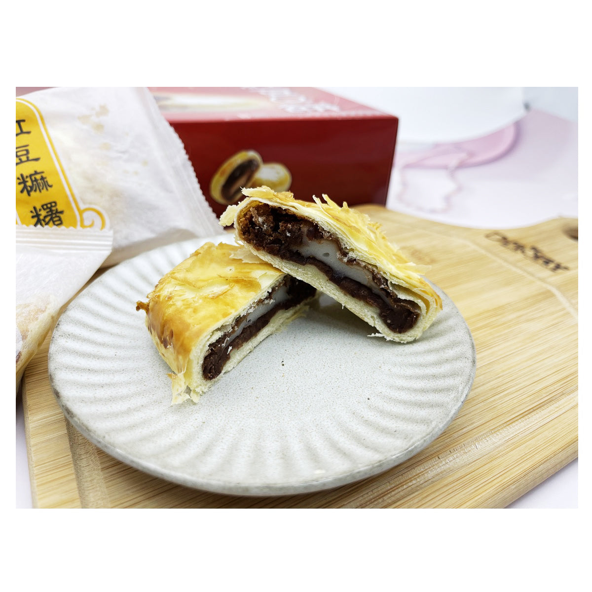 躉泰 DUEN TAI 紅豆Q餅 700g 10入