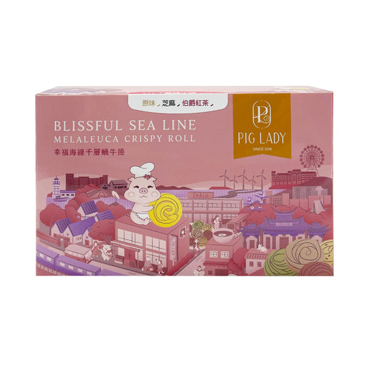 豬寶妹 PIG LADY 蝸牛捲-綜合三口味B (原味.芝麻.伯爵紅茶) 288g