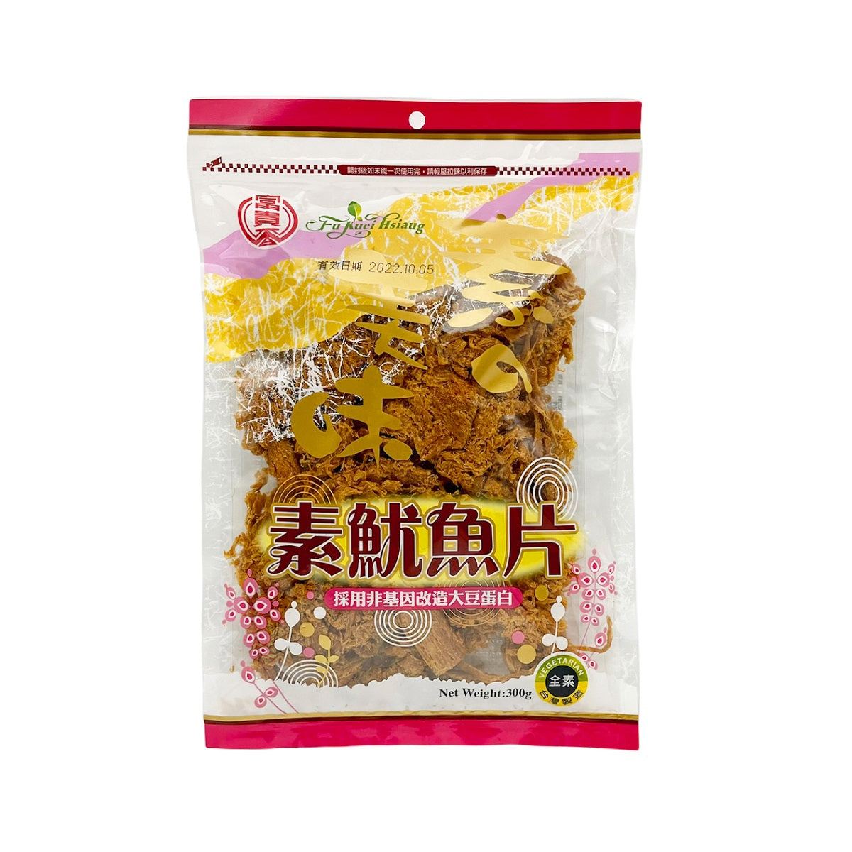 富貴香 FU KUEI HSIANG 素魷魚片(純素) 300g